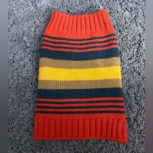 NWT Heart to Tail XS striped dog sweater